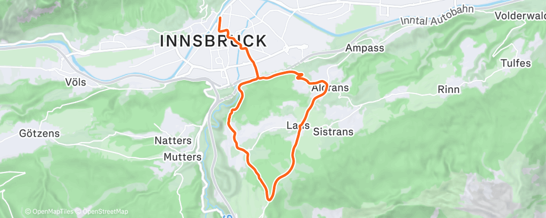 Map of the activity, Zwift - Lutscher CCW in Innsbruck