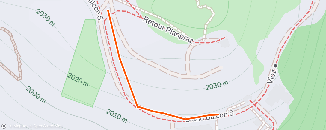 Map of the activity, Lunch Alpine Ski