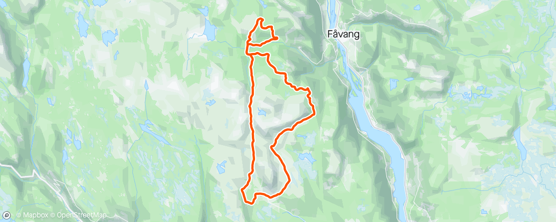 Map of the activity, Skei-Kvitfjell