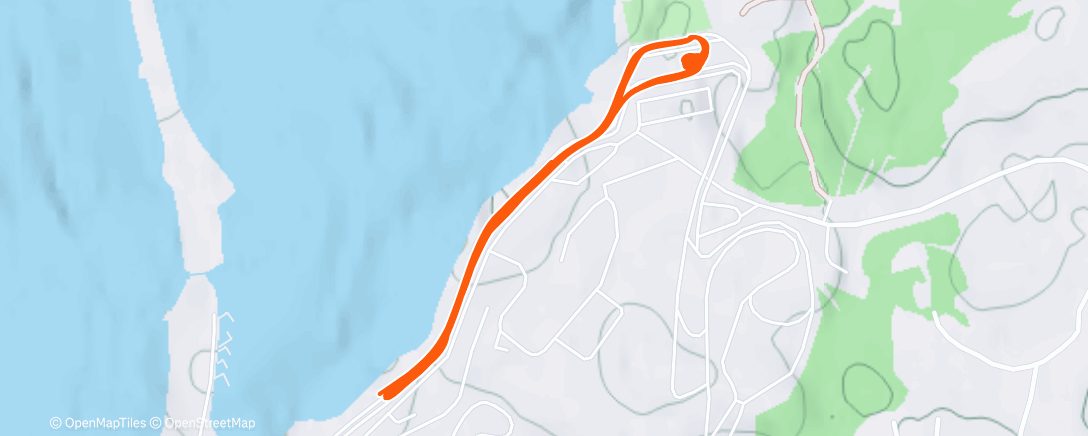 Map of the activity, Северный лыжный заезд (день)