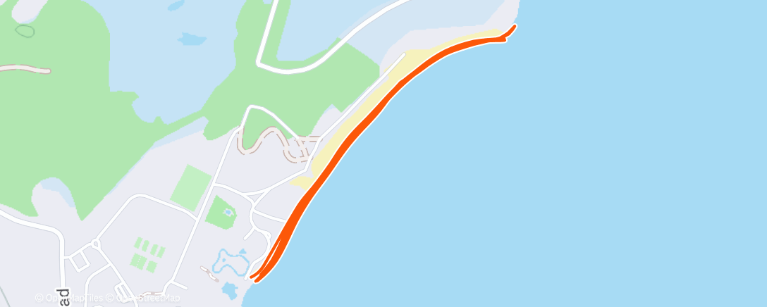 Карта физической активности (Morning Trail Run)