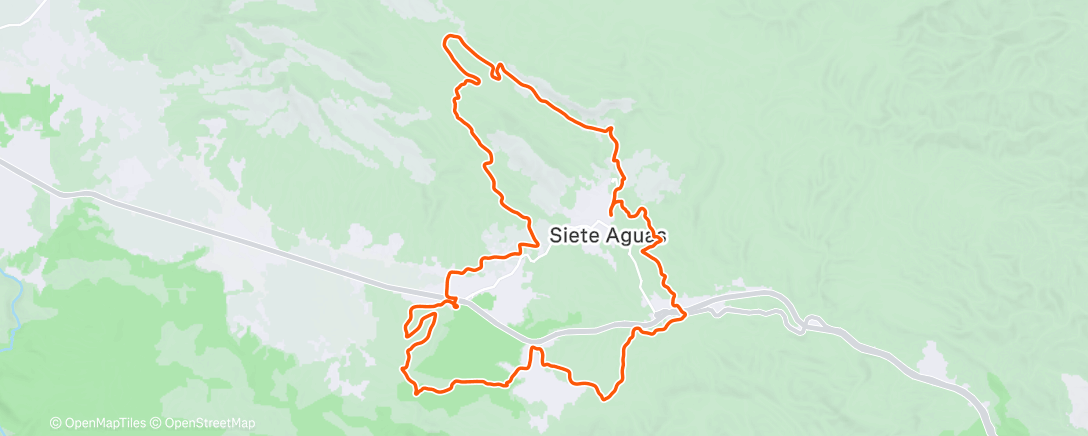 Карта физической активности (Bicicleta por la mañana)