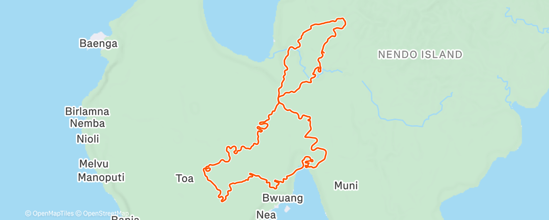 Map of the activity, Zwift 🚴