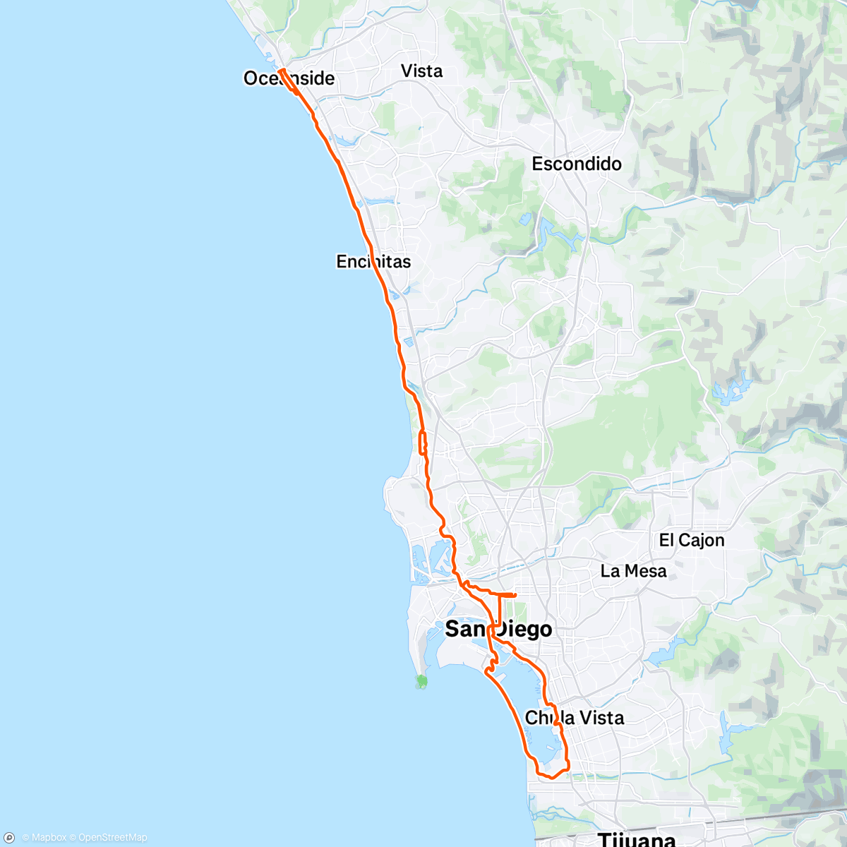 Map of the activity, sulk