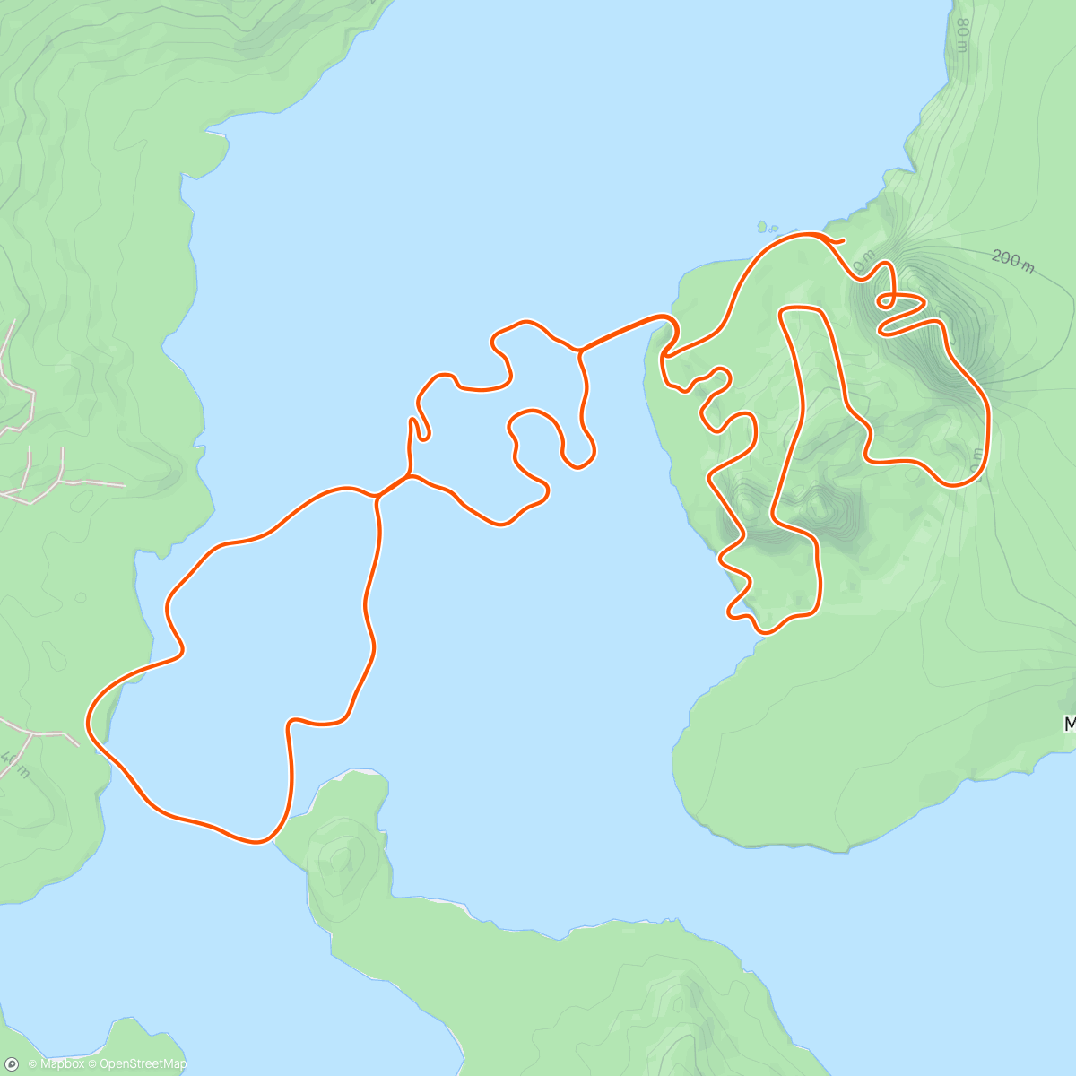 Map of the activity, Zwift - TTT: WTRL Team Time Trial - Zone 9 (LATTE) on Triple Twist in Watopia