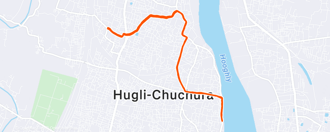 Карта физической активности (Morning Recovery Run)