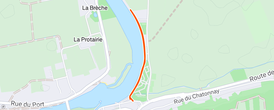 Map of the activity, Marche en soirée