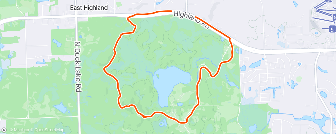 Mapa da atividade, 8X8 hill
