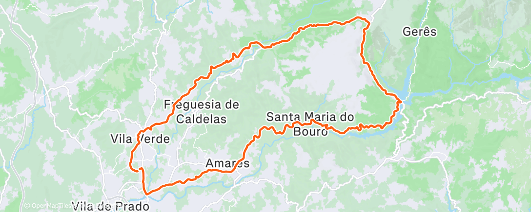 Map of the activity, Alívio-São Bento -Covide - Alívio