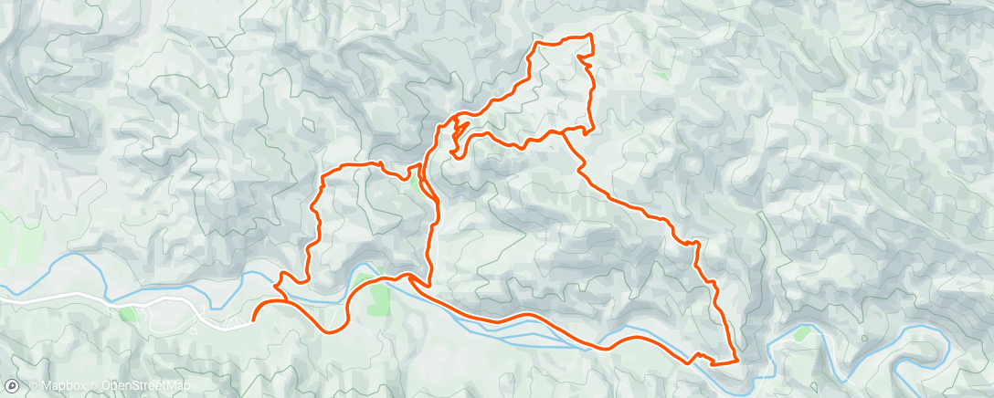 Map of the activity, 19 Oaks, Camuesa, overgrown Aliso