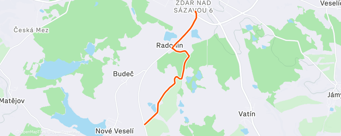 Карта физической активности (Morning Run)