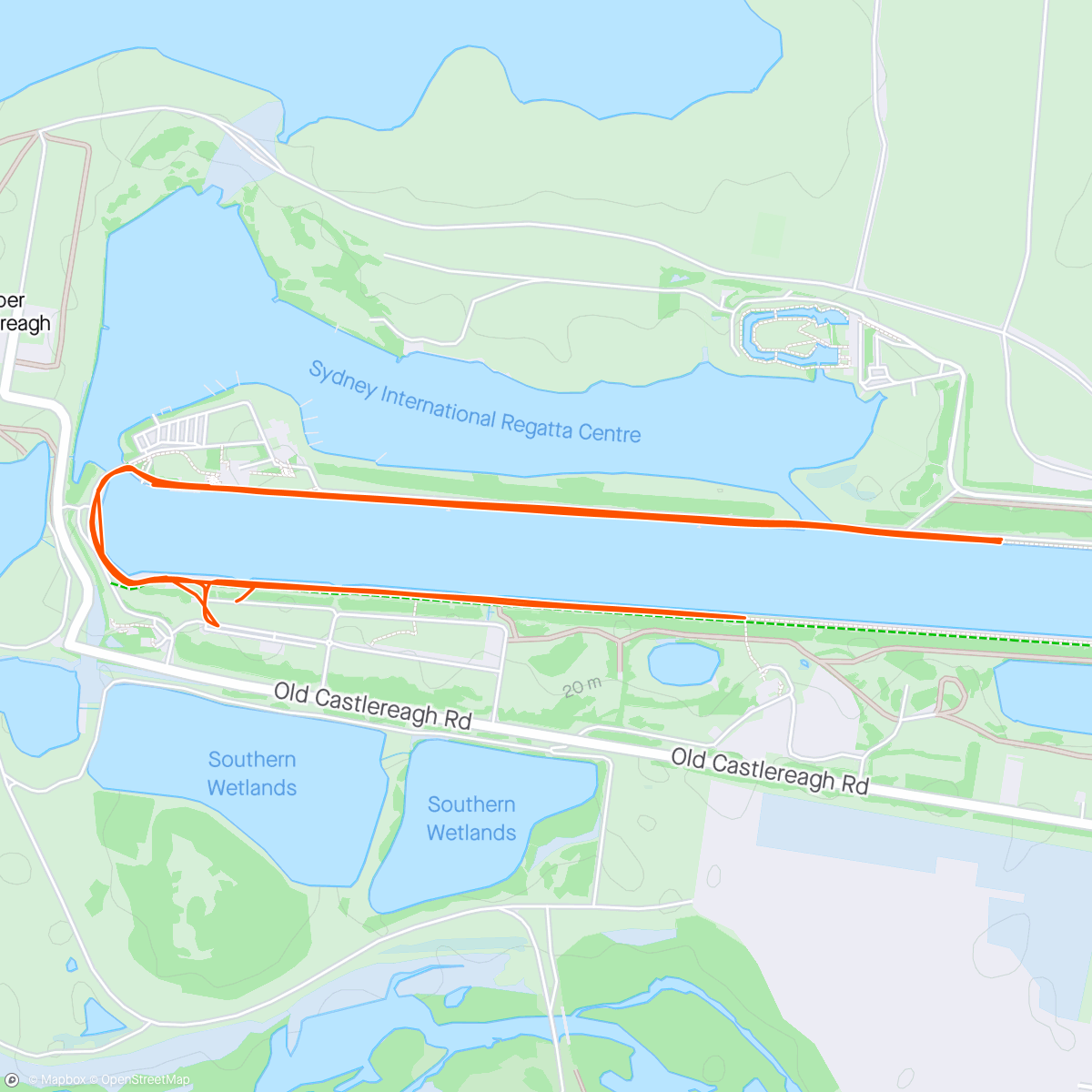 Map of the activity, Long reps