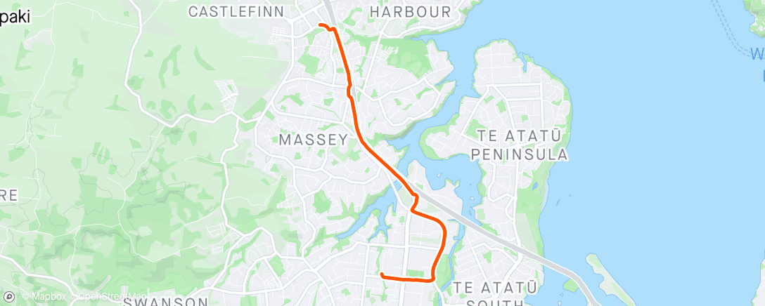 Map of the activity, Lunch Ride ☁️