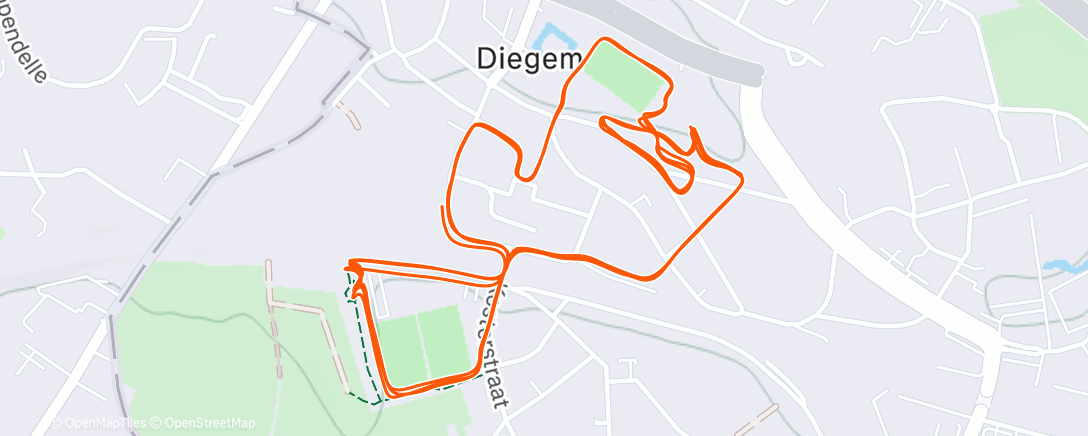 Карта физической активности (Afternoon Ride)