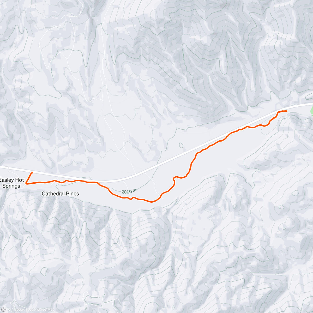 Map of the activity, feeling not so great