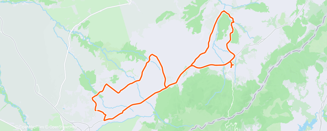 Map of the activity, Afternoon Ride