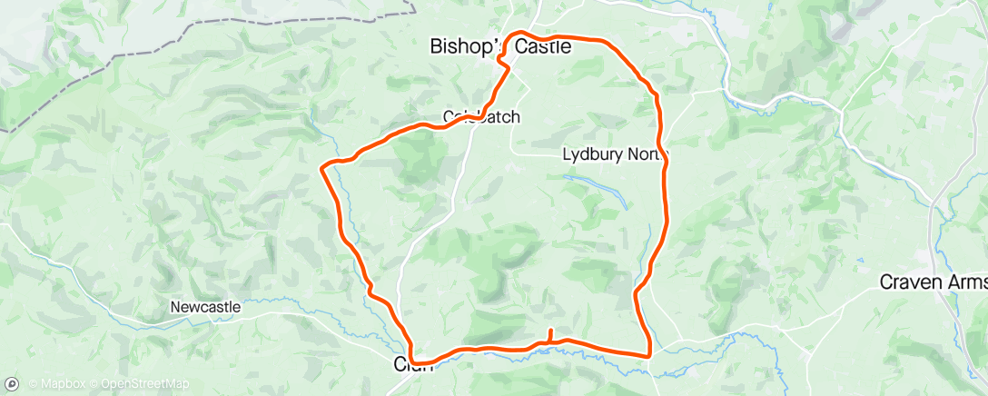 Map of the activity, First Ride since January Electric Bike