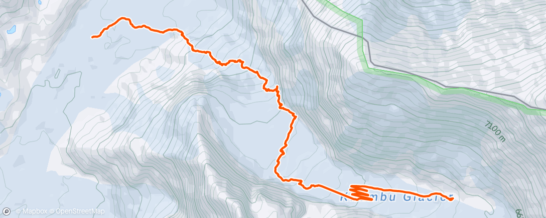 Map of the activity, C2 to Basecamp