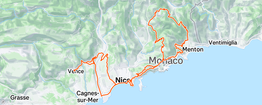 Mappa dell'attività Sortie vélo le matin