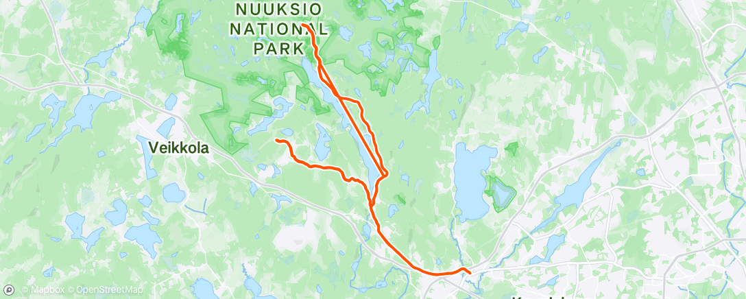 Map of the activity, RHP pitkis