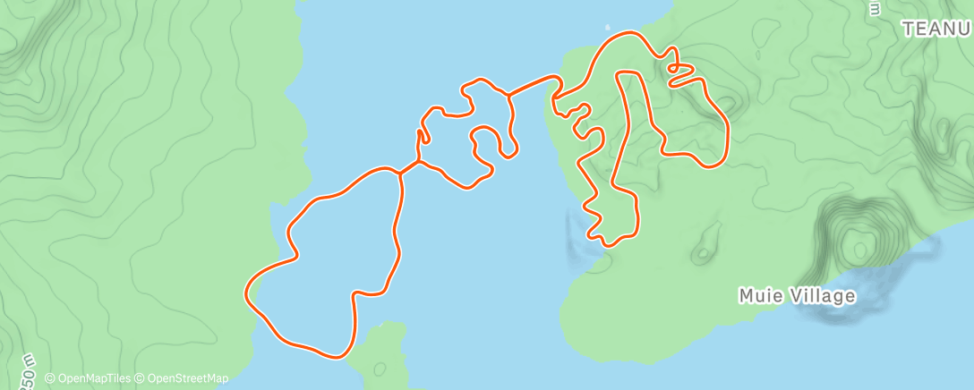 Map of the activity, Zwift - Triple Twist in Watopia