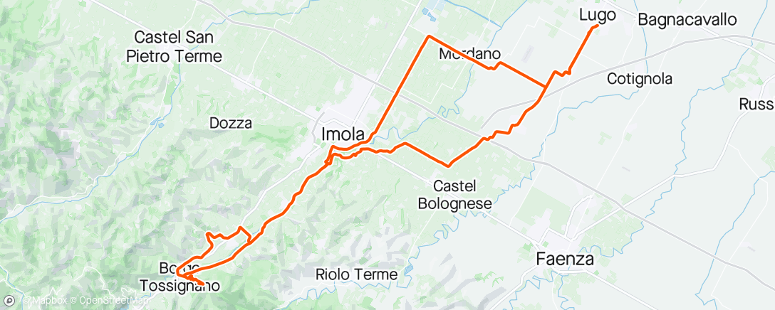 Map of the activity, Giro ☕️