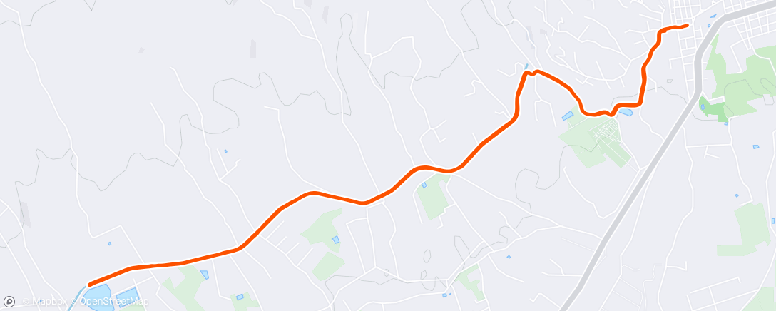 Map of the activity, Carrera de mañana
