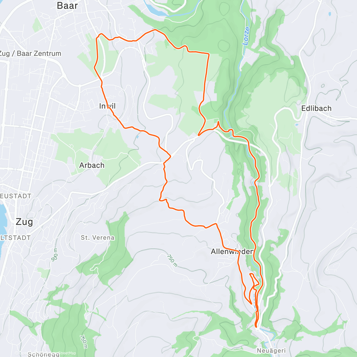 Map of the activity, Crossing the river