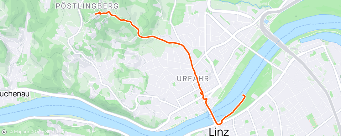 Map of the activity, Postlingberg walk
