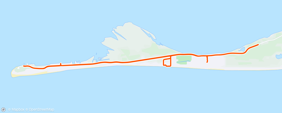 Map of the activity, Lunch Ride