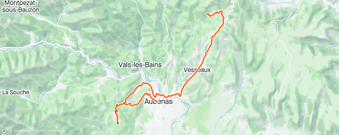 Map of the activity, Et montée