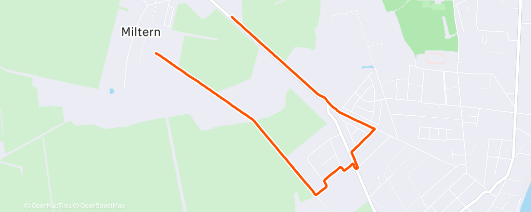 Карта физической активности (Lauf am Morgen)