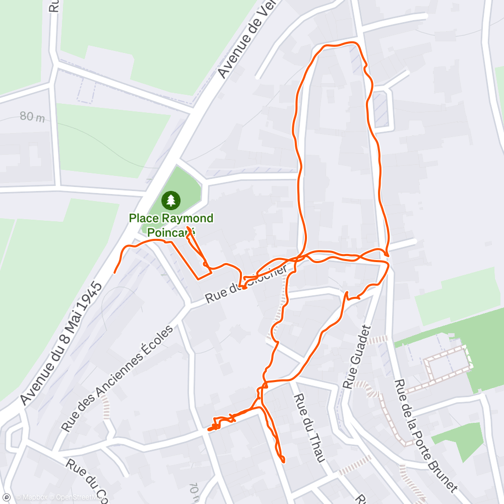 Map of the activity