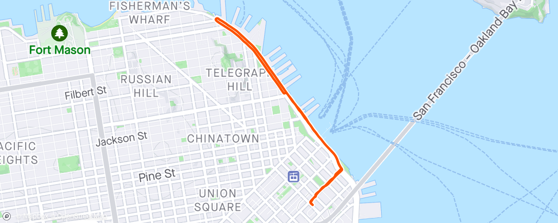 Map of the activity, Easy Afternoon Ride