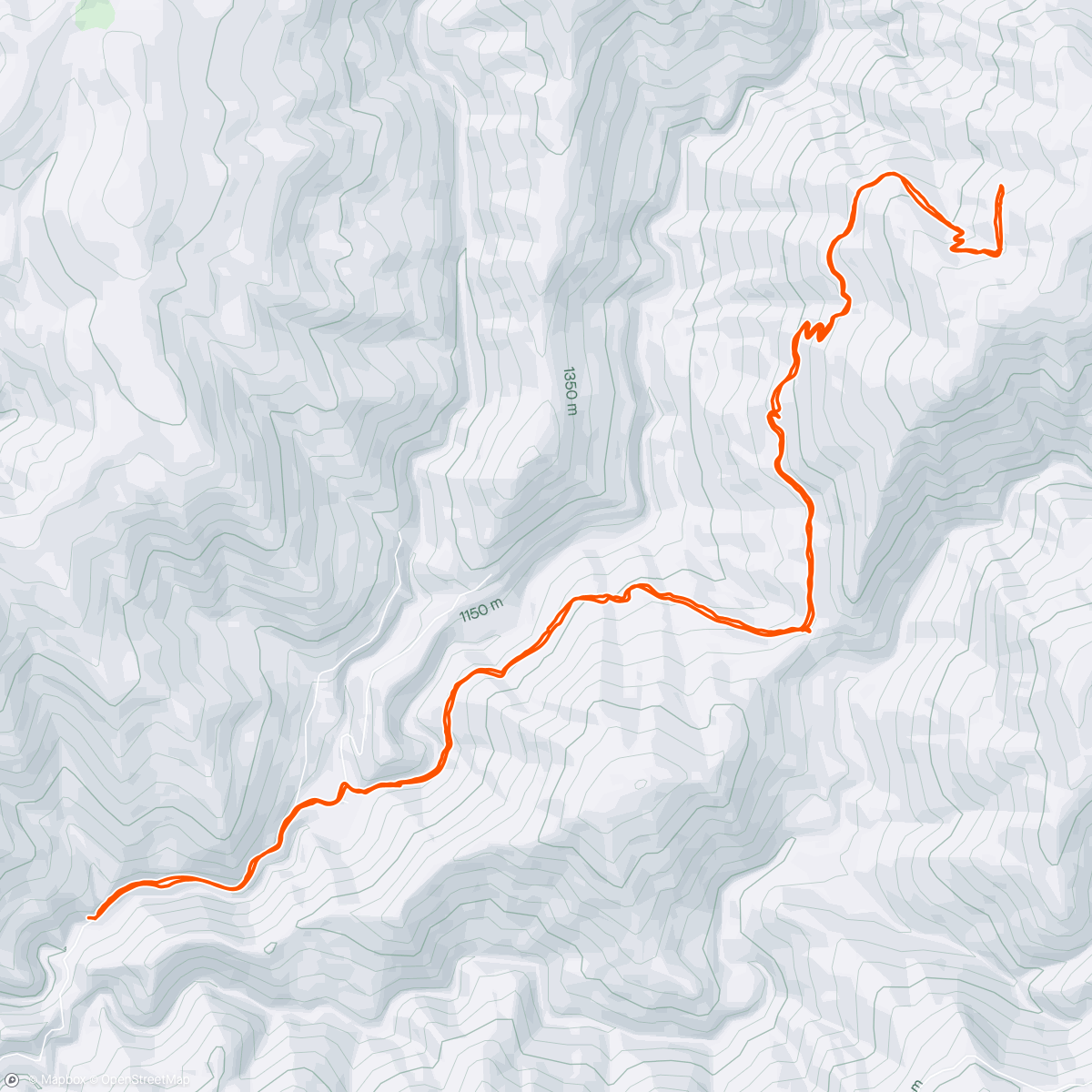 Mapa de la actividad (Broke bike mountain)