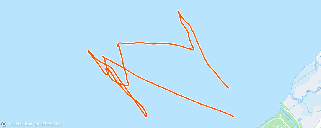 Mapa da atividade, Lunch Sail