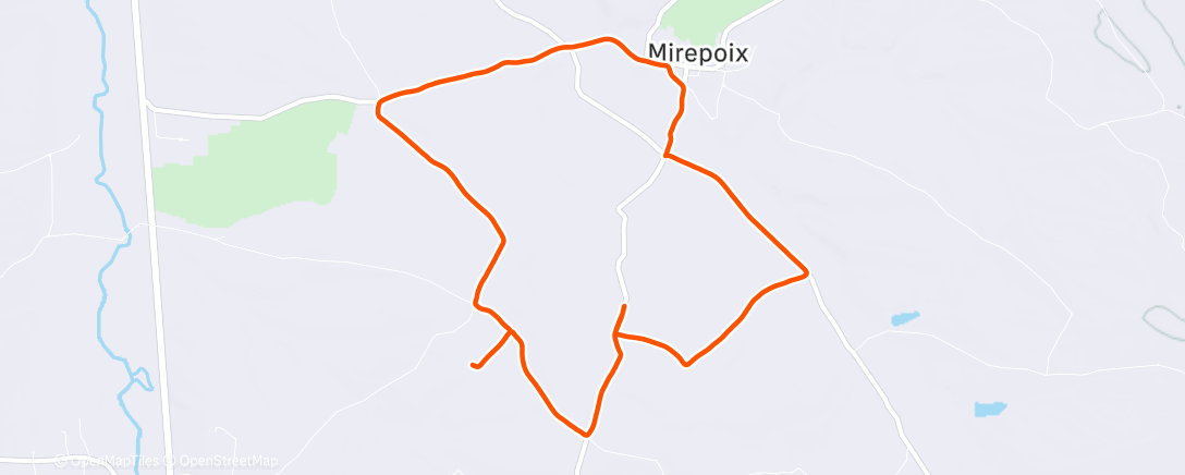 Map of the activity, Footing