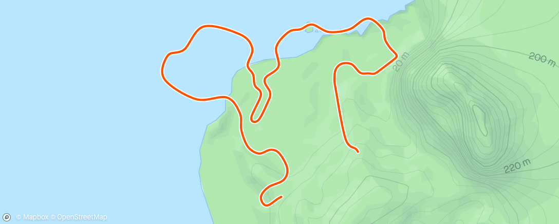 Map of the activity, Zwift - Up the Ladder in Watopia