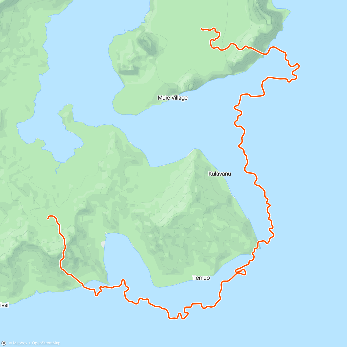 アクティビティ「Zwift - Group Ride: BMTR Flat 100 (Miles) (B) on The Big Ring in Watopia」の地図