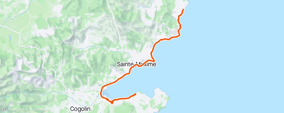 Map of the activity, Gendarmes à St Tropez !