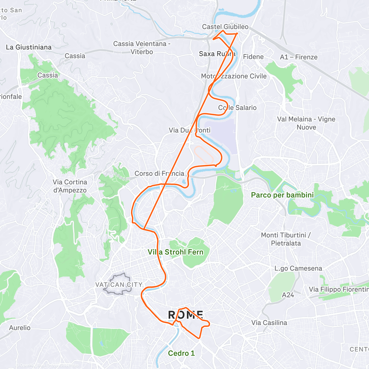 Map of the activity, Uscita di fine anno