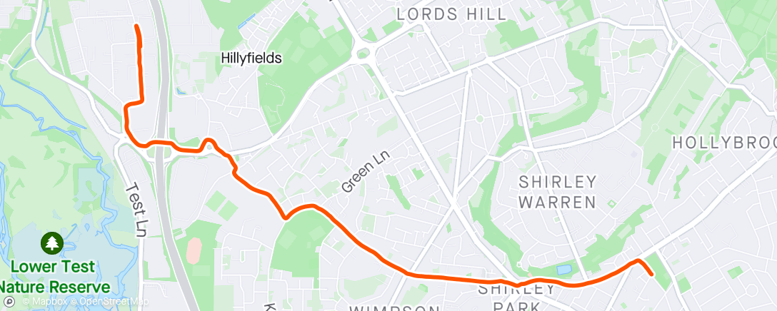 Map of the activity, Run to work
