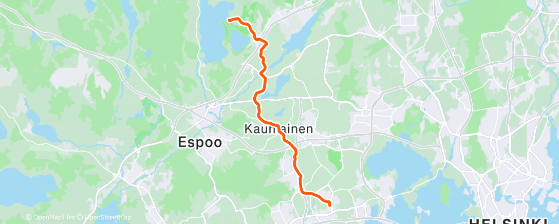 Map of the activity, Morning Gravel Ride