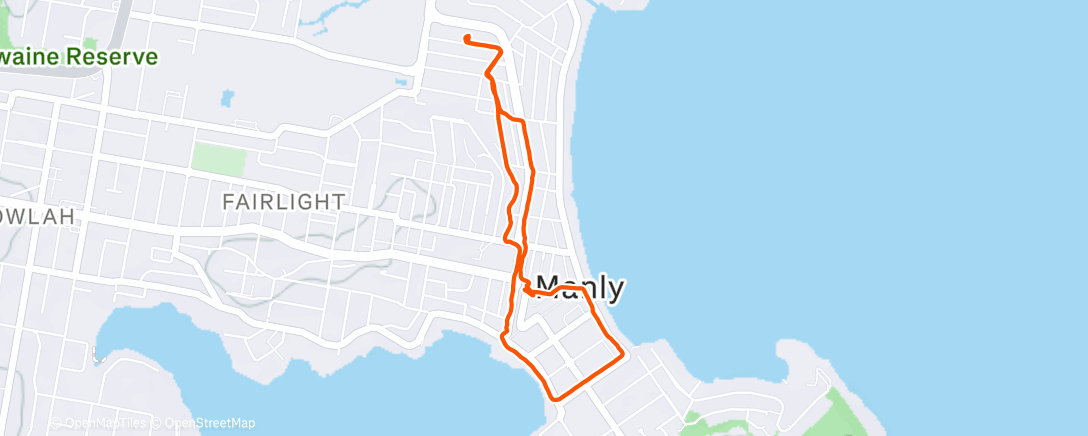 Map of the activity, Walk for coffee