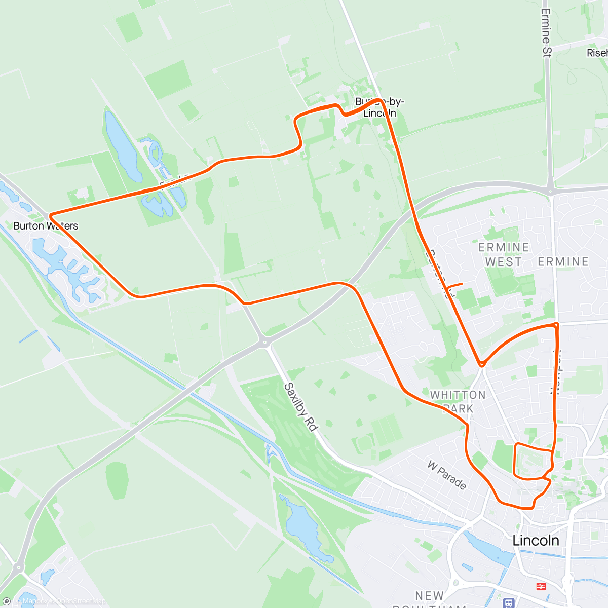 Map of the activity, Lincoln GP - 🧹🧹🧹