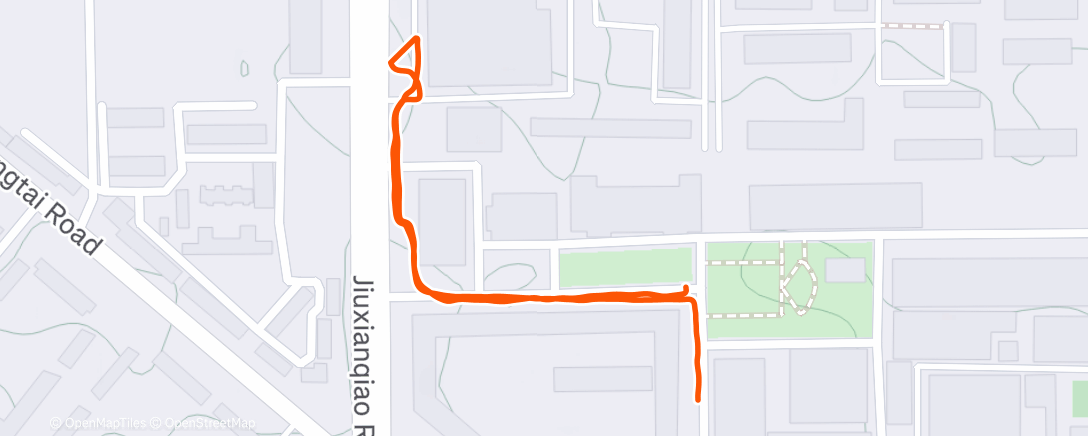 Map of the activity, ランチタイム ウォーキング