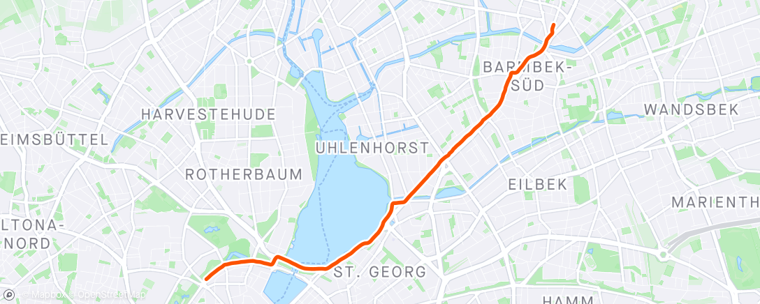 Map of the activity, Ride 2024-04-16 eBike Connect