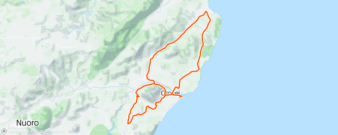 Mapa da atividade, GiroSardegna stage 3