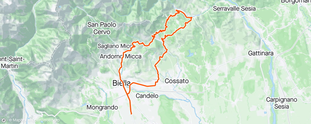 Map of the activity, 152: Giro Openers!