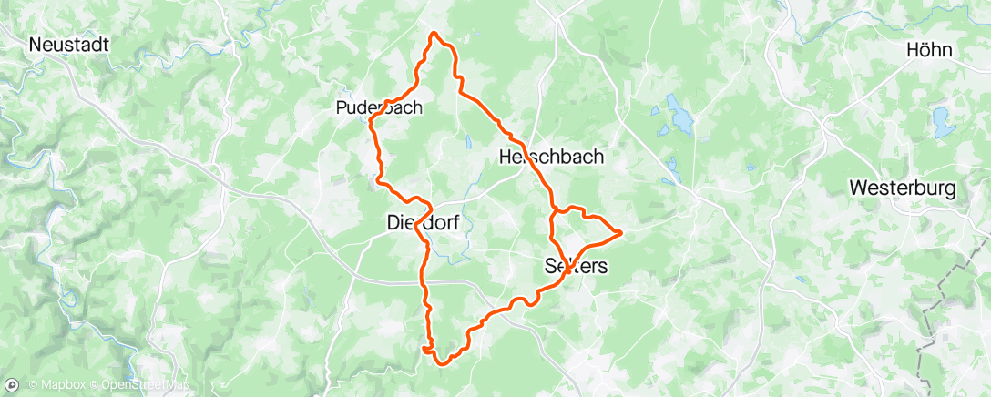 Mapa da atividade, Frühsport...